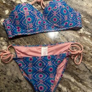 Xhiliration bikini large top medium underwear